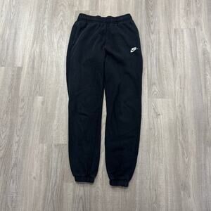 Nike Sportswear Club Fleece Sweatpants Men's Small Tall Black Joggers Casual